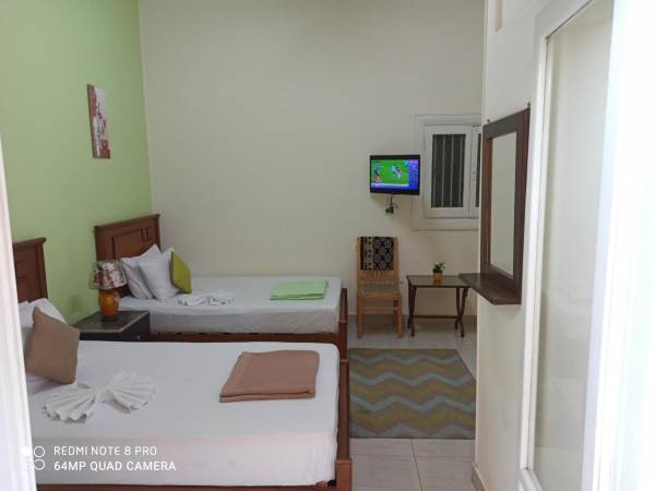 Chambre double de luxe avec balcon